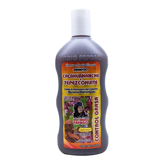 Shampoo Cacahuananche + Tepezcohuite 550 Ml