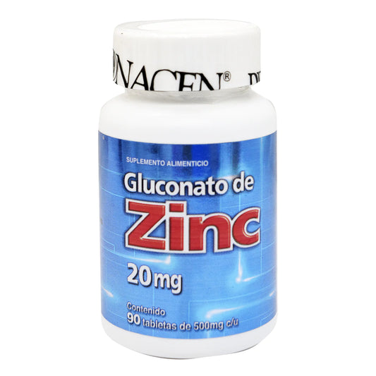 Gluconato de Zinc 90 Tab